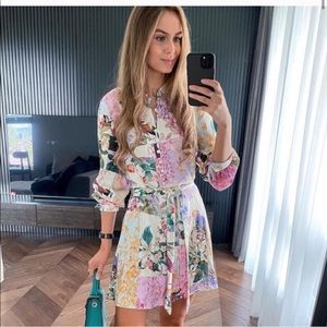 Zara Floral Print Dress ❤️